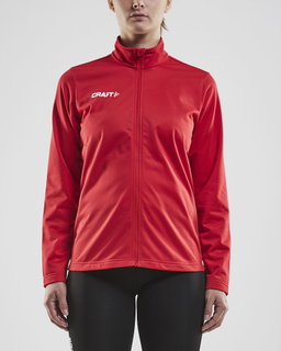 Craft Sport Training Jacket Squad - without side pockets, comfortable and functional - red Women